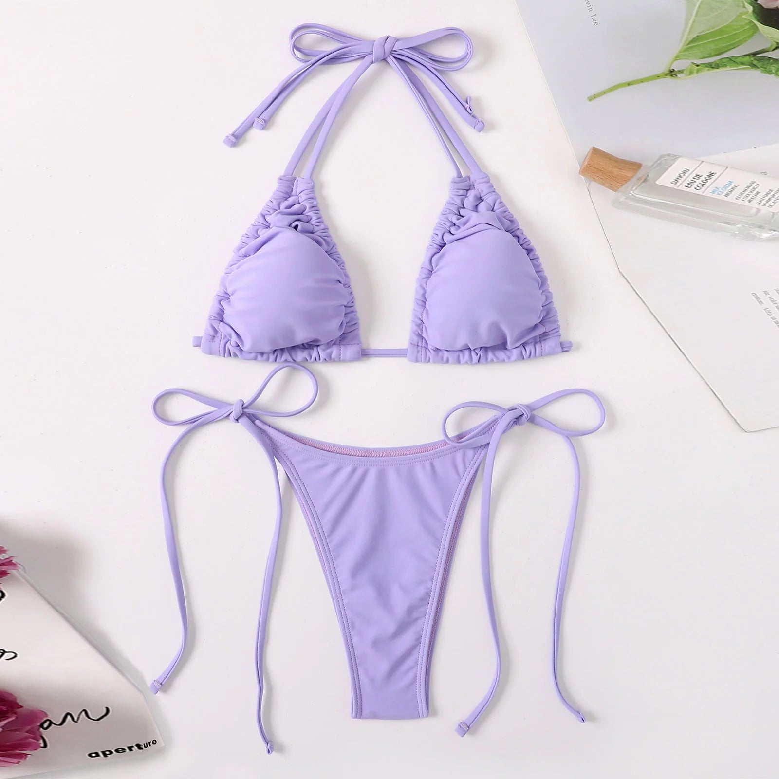 Womens Swimsuits 2 Piece Set Shorts Bikinis Swimsuit Sexy Push up Straps Bikini Set Summer Two Pieces Beach Brazilian Bathing Suit Swimwear Tankini Tops Swim Cover up for Women plus Boho